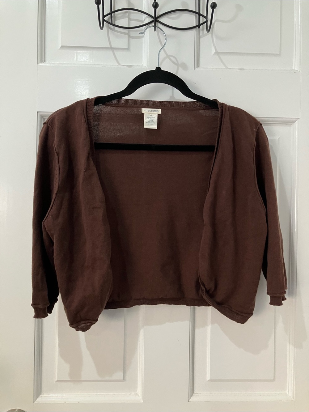 Maurices Chocolate Brown Open-Front Women's Cardigan